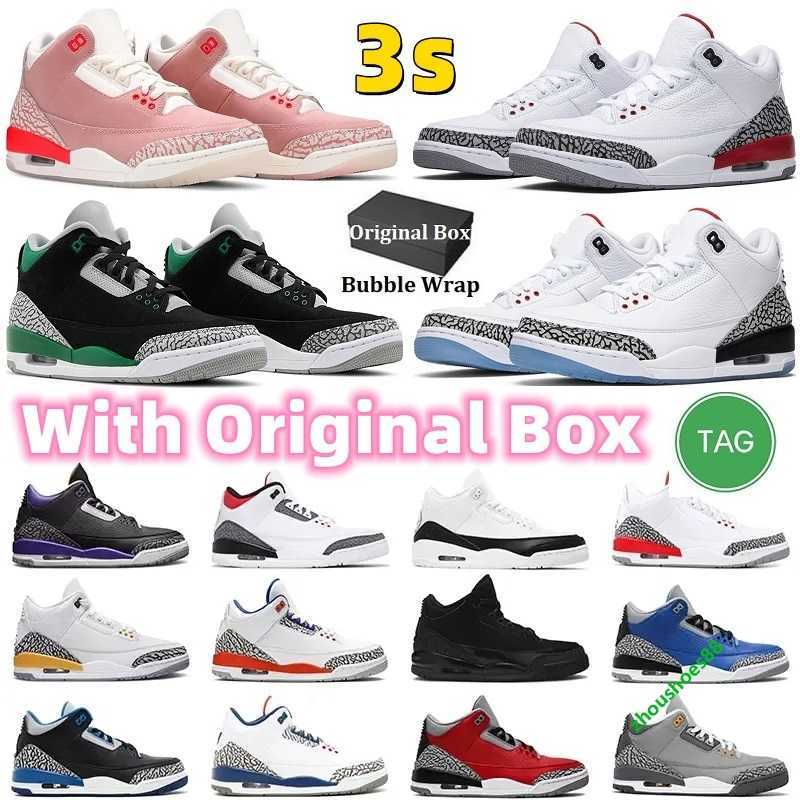 

basketball men shoes 3s 3 retro Georgetown Racer Blue Black Cat Unite UNC Unite Pine Green Cement Varsity Royal mens trainer sports sneakers, 23