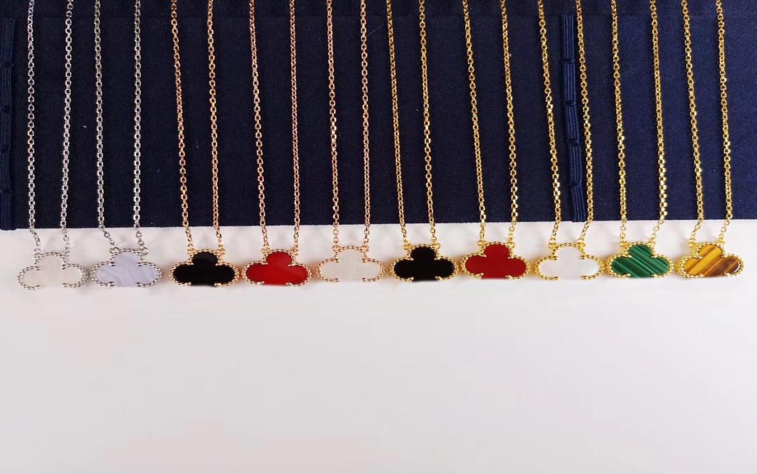 

V gold material Luxury quality 15CM flower pendant with blue jade nature stone necklace for women wedding gift jewelry have box s5287107