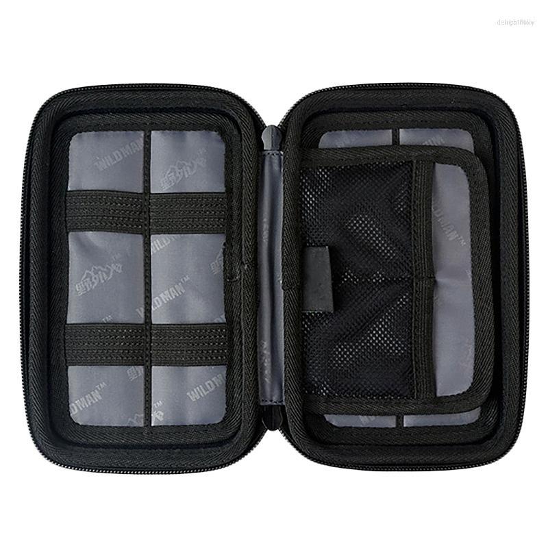 

Watch Boxes Hard Shell 4 Slot Box Organizer Waterproof Travel Storage Zipper Case Portable Strap Band Bag