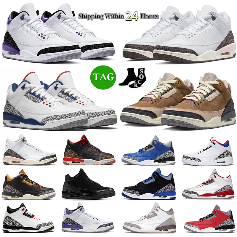 

Jumpman 3 women Men 3s Basketball Shoes Racer Blue White Cement Pine Green Neapolitan Fire Red Mens Trainers Sports Sneaker, #30