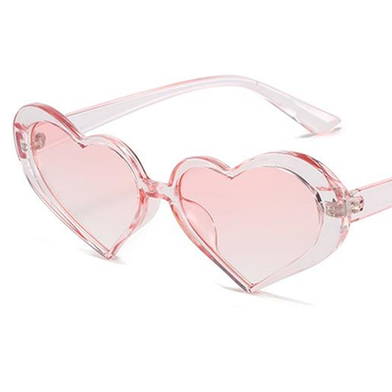 

Candy Colored Love Sunglasses Unisex Asymmetric Heart Sun Glasses Adumbral Anti-UV Spectacles Simplicity Eyeglasses Ornamental