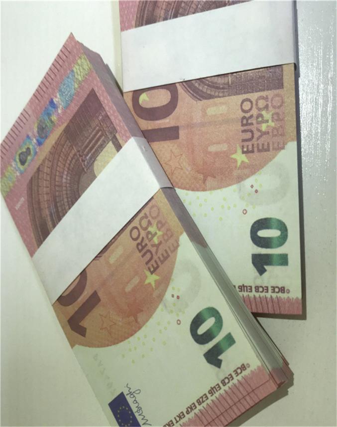 

Euro Billet Prop Prop Copy Bar Props Toy Faux Currency 10 Banknote Counterfeit LE1050 Rvkwl Realistic Iwbic4247280