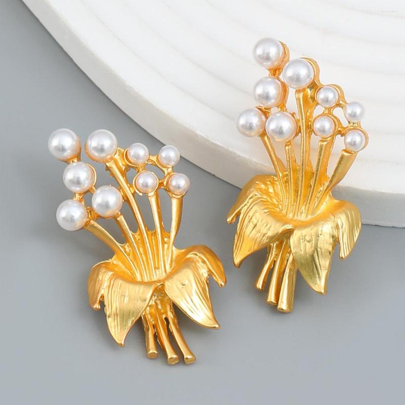

Dangle Earrings Metal Imitation Pearl Geometric For Women's Elegant Classic Banquet Jewelry Accessories