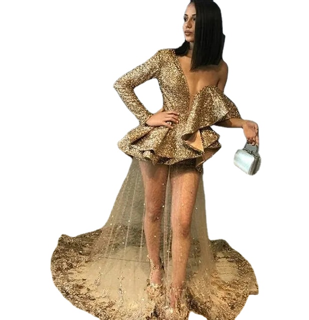 

Find Similar Angel-fashions Beading Lace Party Prom Gown Boat Neck Pleated Slit Long Sheath Formal Evening Dress, Gold