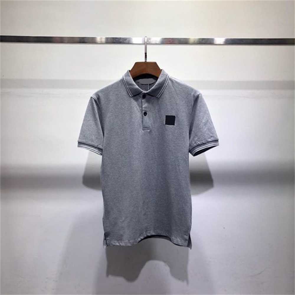

2020 mens polo shirt fashion classic t short sleeve comfort cotton summer Top-level materials Chest letter embroidery shirts KA68, White