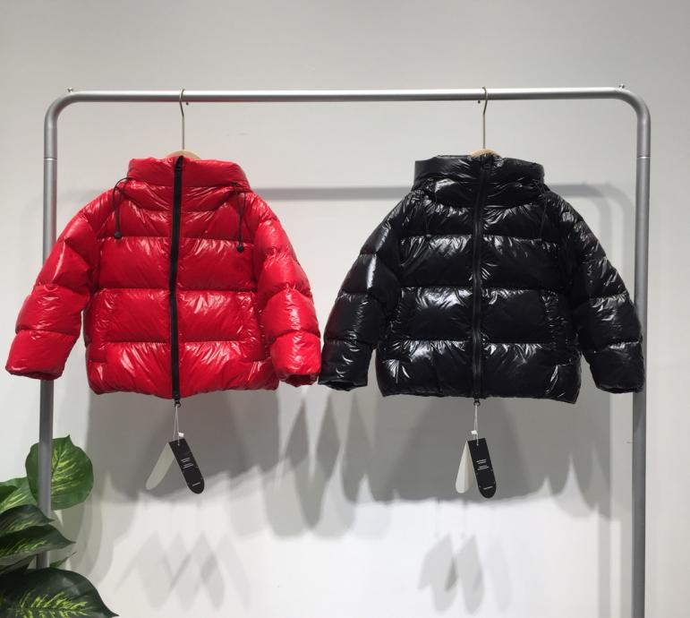 

Kids Clothing Down Coat Thickened Parentchild Outwear Bread Jacket Waterproof Disposable Super Light Fluffy Warm and Thick PSK1754468097, Black