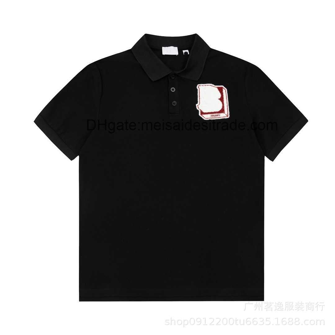 

AAAAA Designer Luxury T-shirt Bur Brand The correct version BU Family Gold Classic logo towel embroidered letter T-shirt is versatile for couples trendy, White