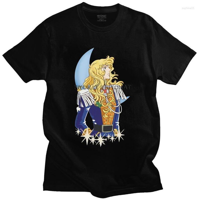 

Men' T Shirts The Rose Of Versailles Shirt Men Cotton T-shirt Graphic Tee Tops Short Sleeve Lady Anime Manga Tshirt Fitted Apparel, Army green