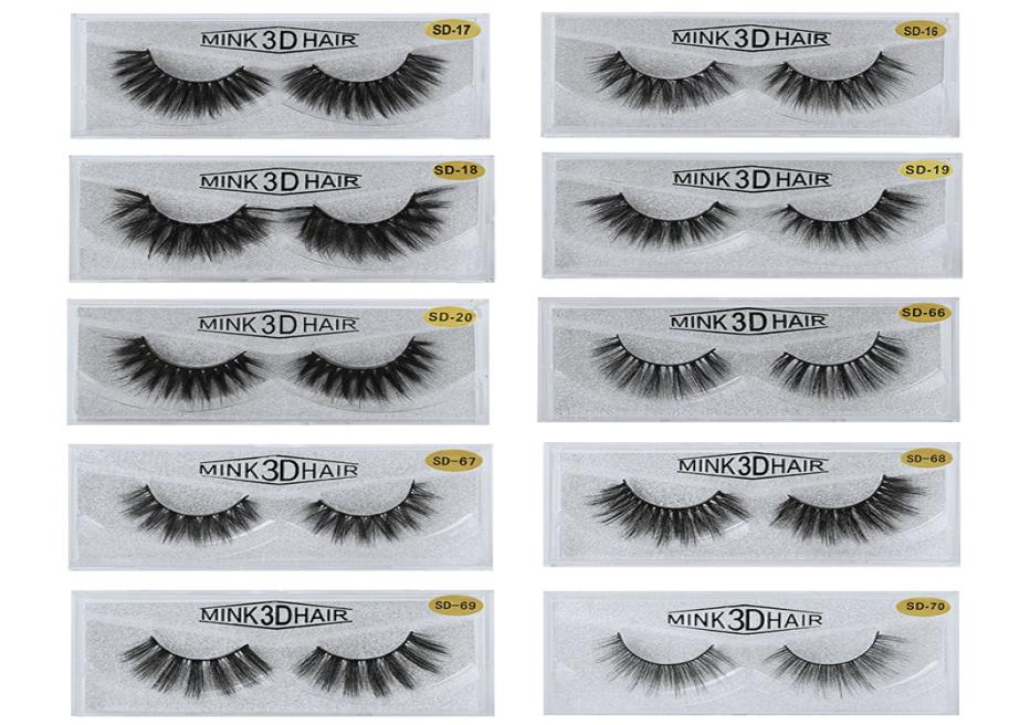 

DHL 3D Mink Eyelashes Eyelash 3D Eye makeup Mink False lashes Soft Natural Thick Fake Eyelashes Lashes Extension Beauty Tools 20 s1530613, Navy