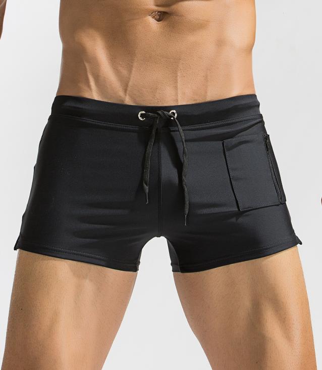 

Swimwears Men Side Zipper Pocket Gay Mens Swimwear SwimTrunks Man Swimming Shorts Beach Mens Swimming Trunks Bath Suit8715664, Lavender