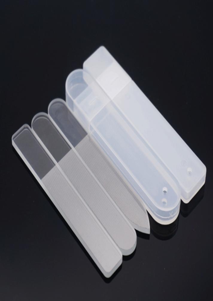 

Whole Nano Glass Nail Files Professional Nails Buffer Polishing Manicure Art Tool With box5146236