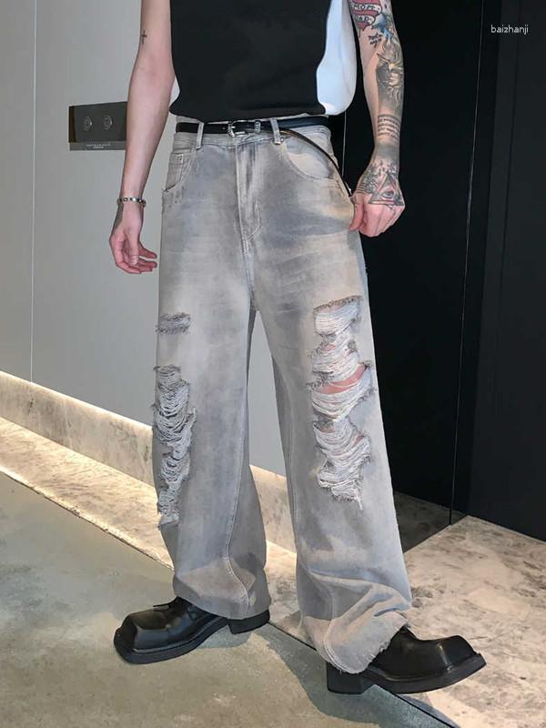 

Men' Jeans Q04335 Fashion Men' 2023 Runway Luxury European Design Party Style Clothing