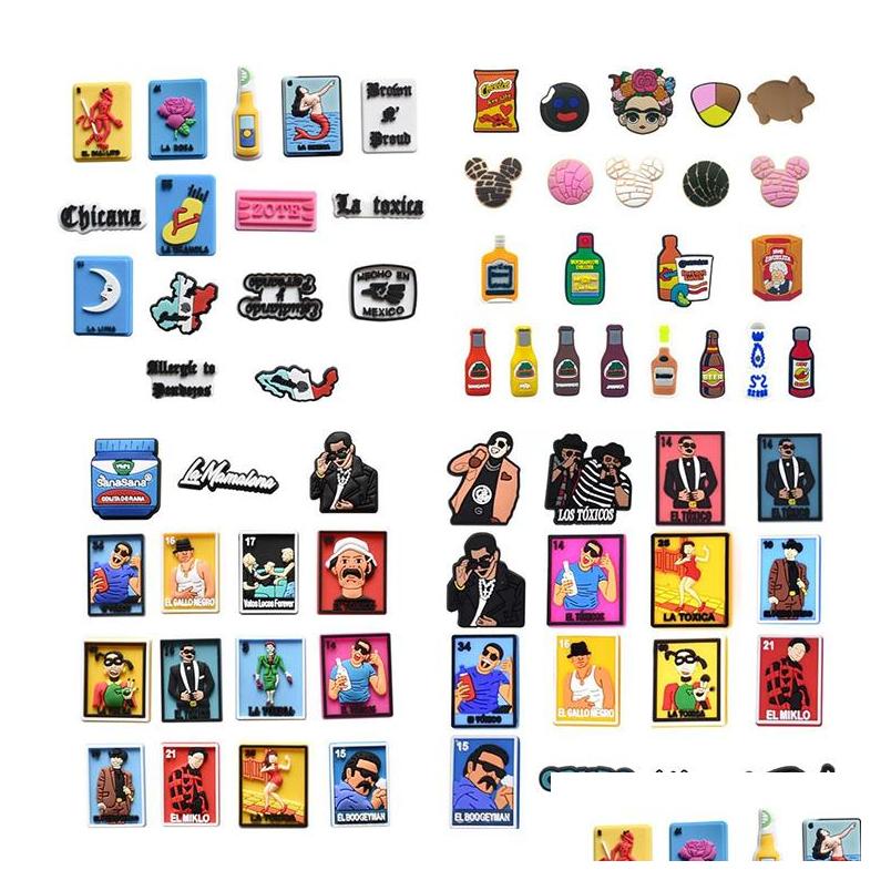 

Shoe Parts Accessories Cute Cartoon Shoes Clog Charms Sport Decorations Fit Charm Children Party Presents Drop Delivery Otfua