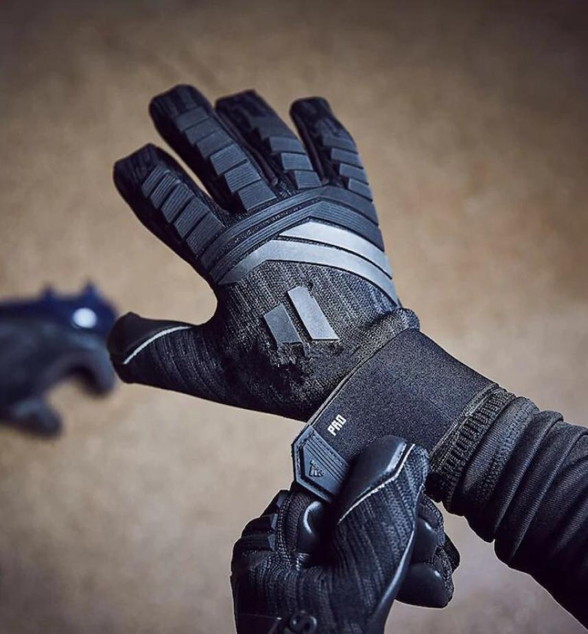 

A Quality Brand adi Falcons Goalkeeper Gloves Professional Soccer Gloves Antislip Gloveslatex plam Newest 2019 Sports Gloves6495389, Grey