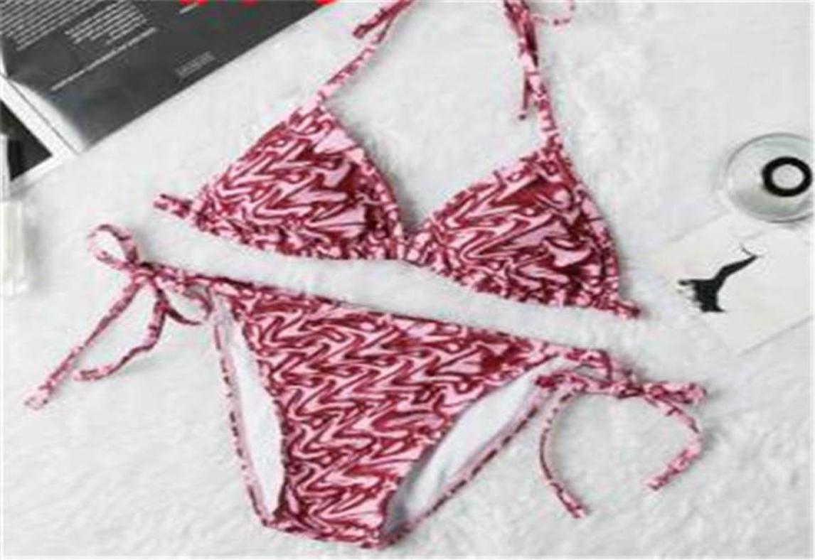

21ss New Bikinis Sexy Leopard Bikini Set Swimwear Women Halter Swimsuits Swimming suit for Women Thong Bikini2139155
