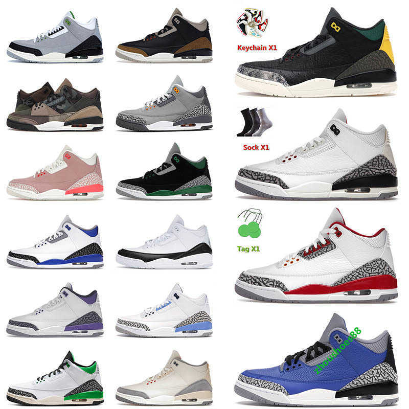 

Jumpman OG Men Women Basketball Shoes 3 White Cement Reimagined 3s III Desert Elephant Medium Olive Muslin Mens Sports Sneakers Trainers 36-47, D42 court purple 40-47