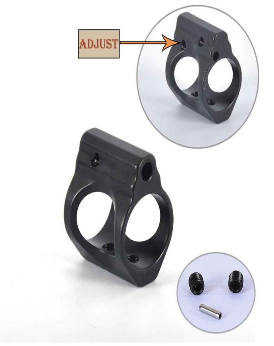 

Steel 750 Block Adjustable with Roll pin for 223 55601231365111, Black