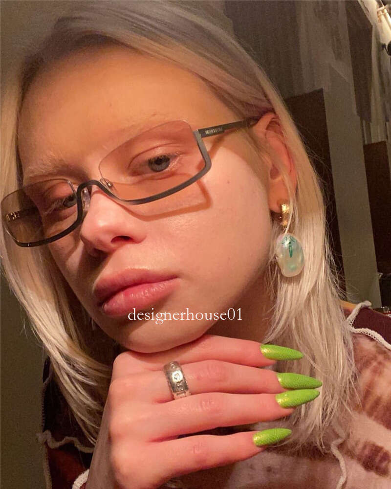 

designer sunglasses2023a Better Feeling Double Lens Sunglasses Square Women's Sunglasses Ins Mirror Box