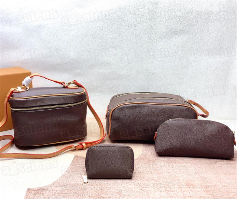 

Designers Women Cosmetic Bags Fashion Makeup Bag Set Women Toiletry Travel Pouch Ladies Purses High Quality Handbags Wallets Purse7067458