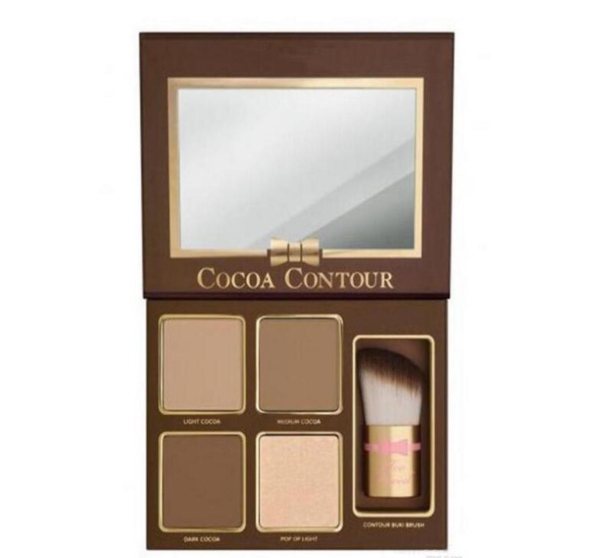 

1pcs Brand COCOA Contour Highlighters Palette Nude Color Cosmetics Face Concealer Makeup Chocolate Eyeshadow with Contour Buki Br3239861, Multi