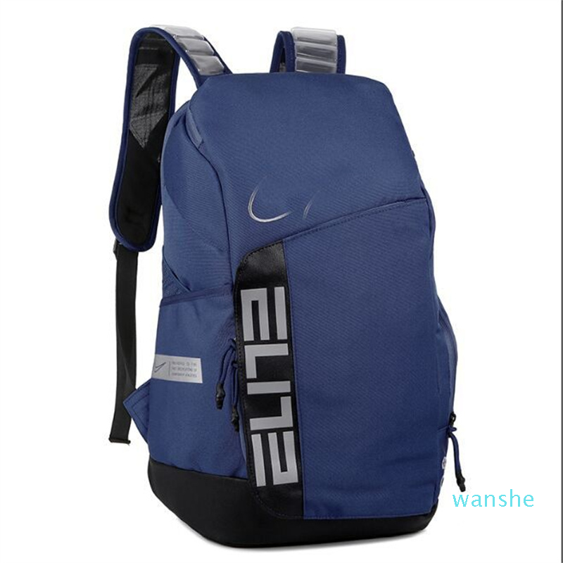 

Unisex cushion sports basketball backpack student laptop bag Training Bags outdoor multifunctional travel bag schoolbag couple knapsack, Sky blue