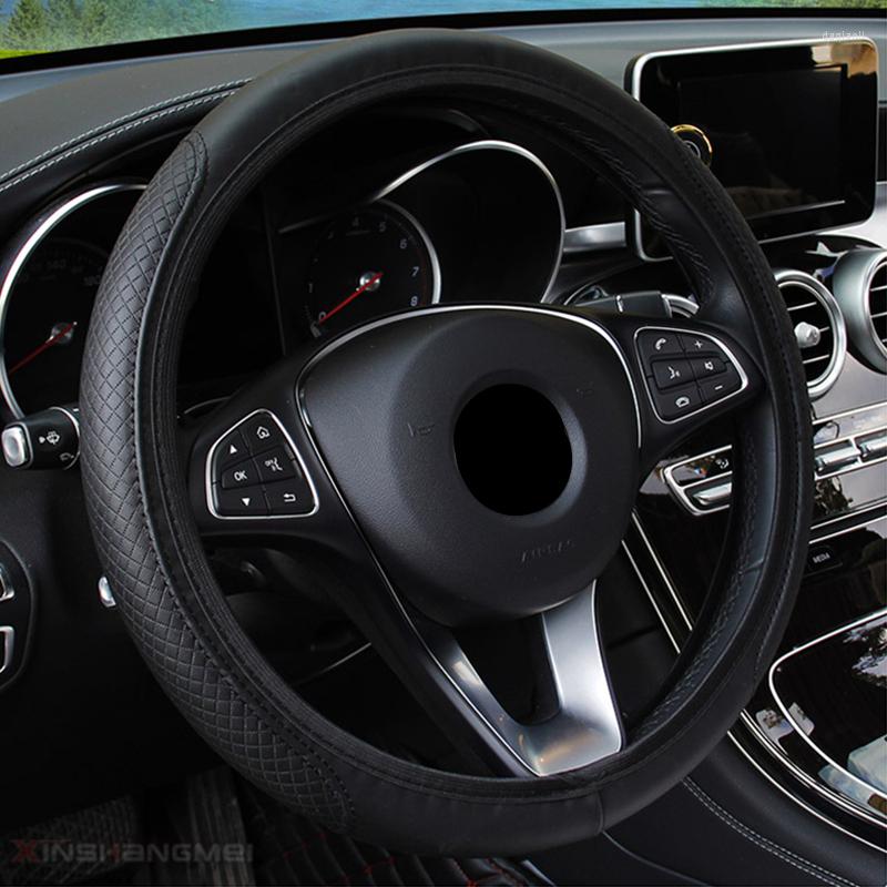 

Steering Wheel Covers 37-39cm Car Cover Anti Slip Breathable Protection Protector Auto Styling Accessories