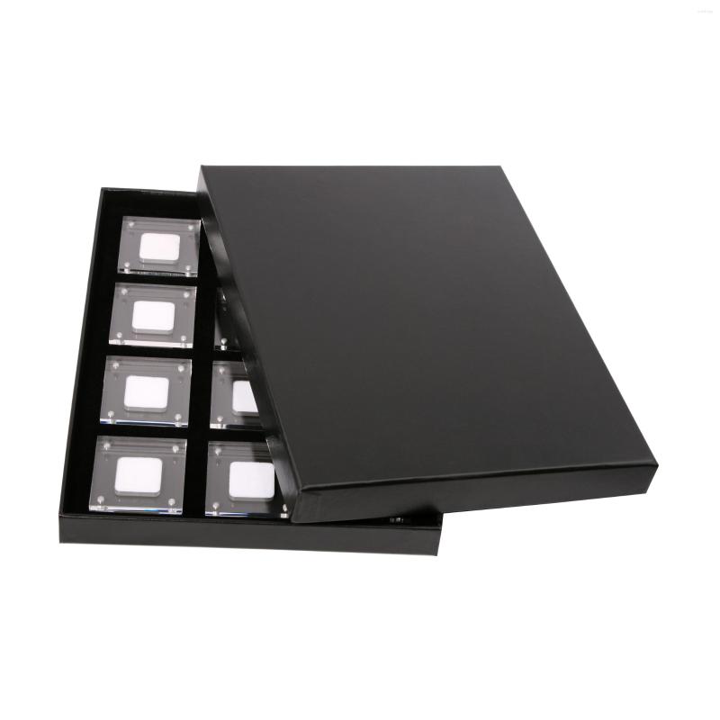 

Jewelry Pouches High Quality Acrylic Cube Display Stand Square Box Manufacture Diamond Set Tray