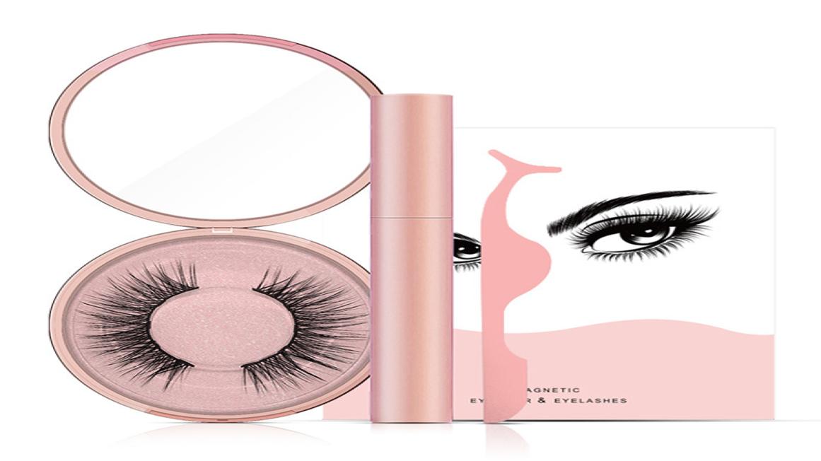 

Magnetic False Eyelashes Magnetic Liquid Eyeliner Tweezer Set Handmade Mink Eye Lashes Extension Makeup Tools Drop 7172120