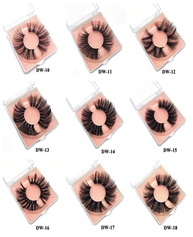 

Mink Eyelashes 25mm Lashes Fluffy Messy 3D False Eyelashes Dramatic Long Natural Lashes Makeup Mink Lashes with square box5759099