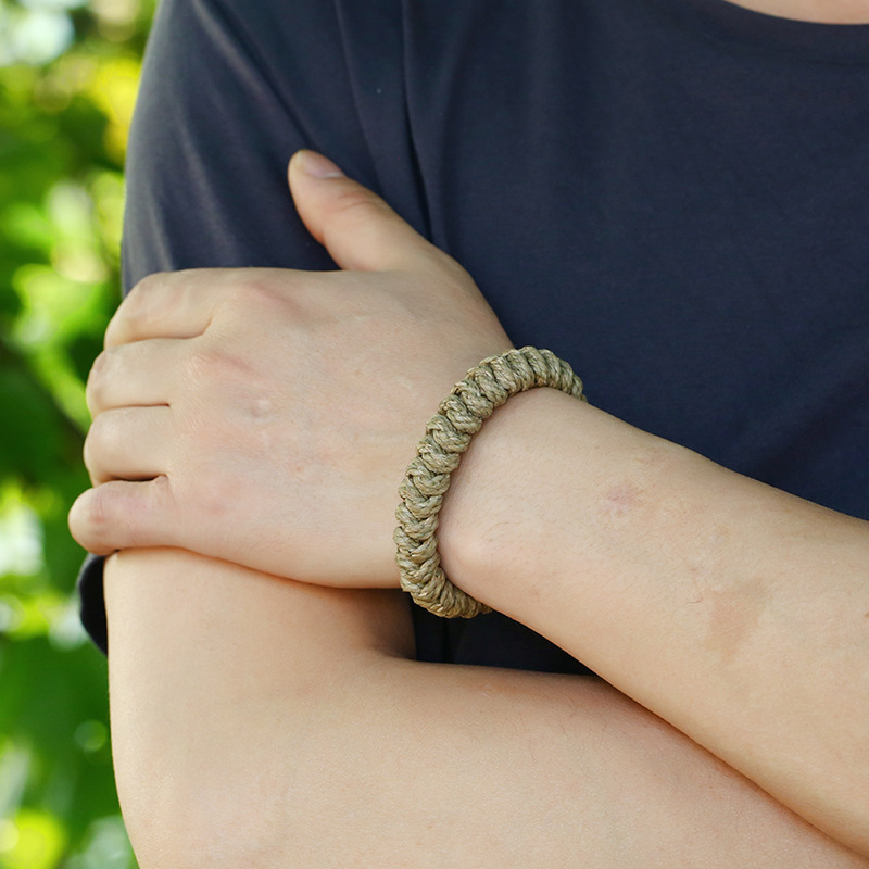 

Handwoven vintage hemp rope bracelet, simple and casual bracelet jewelry