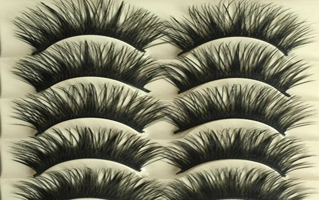 

5 Pairs Natural Fake Eye Lashes Extra Long Thick Cross False Eyelashes Handmade Natural Long Individual Lashes9554061
