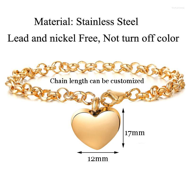 

Bangle Small Heart Cremation Jewelry Urn Bracelet Custom Stainless Steel Memorial Ash For Ashes DropBangleBangle Raym22