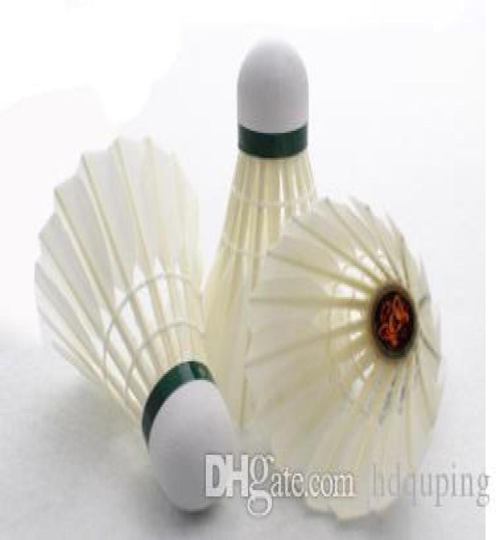 

Whole High quality Badminton shuttlecock 5 dozen CiGu Duck Feather level of cork For Tournament1247675