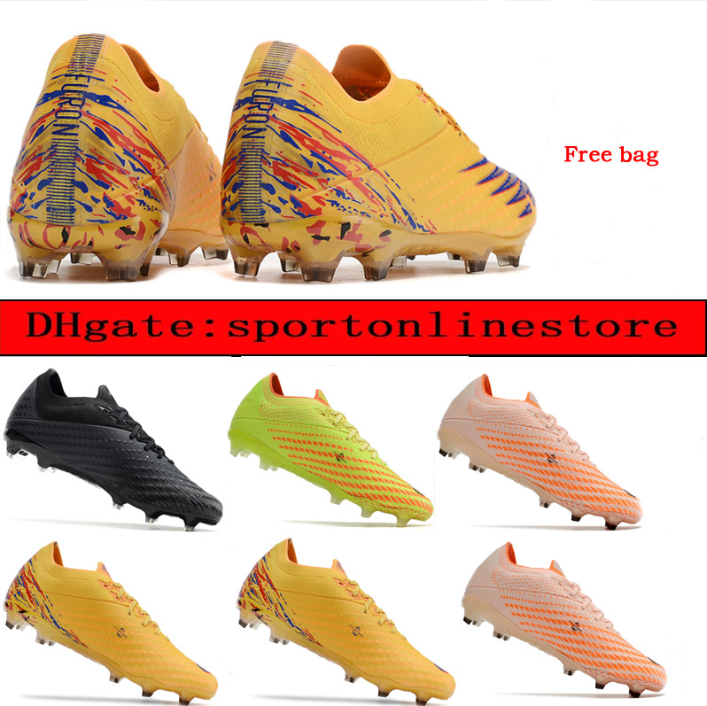 

Gift Bag Mens High Ankle Football Boots Vivid Spark Firm Ground Cleats Neymar ACC Ghost Soccer Shoes Top Outdoor Trainers Botas De Futbol NB, Color 10