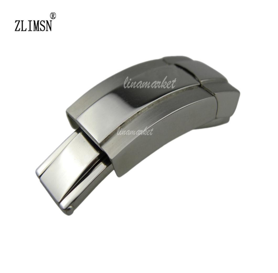 

SS Silver Watch Band 16mm 18mm New Strap Buckle Bracelet Deployment Clasp7099293