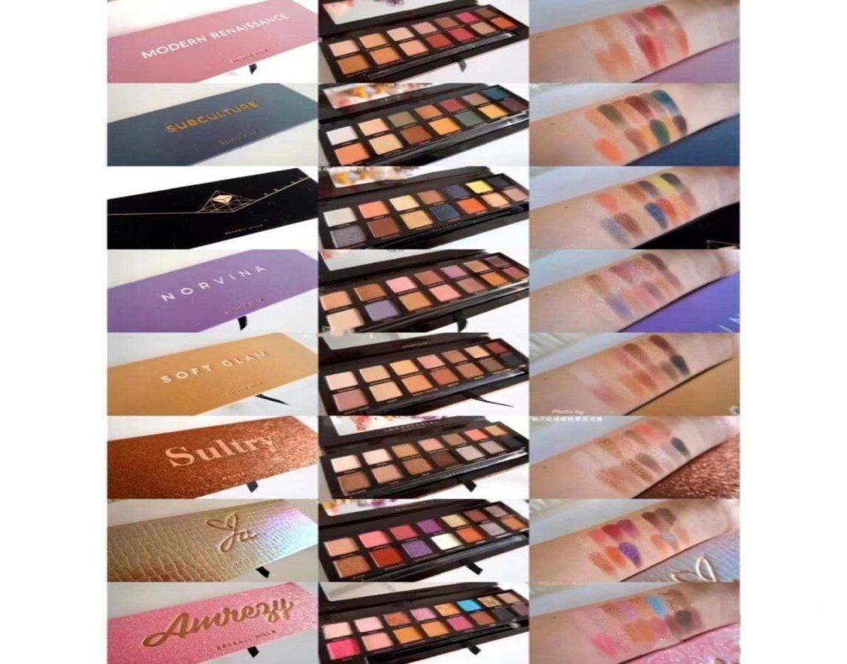

Anastasia beverly hills RIVIERA Sultry NORVINA eye shadow modern Renaissance Prism soft glam matte waterproof makeup 14 color eye8489708, Mixed color