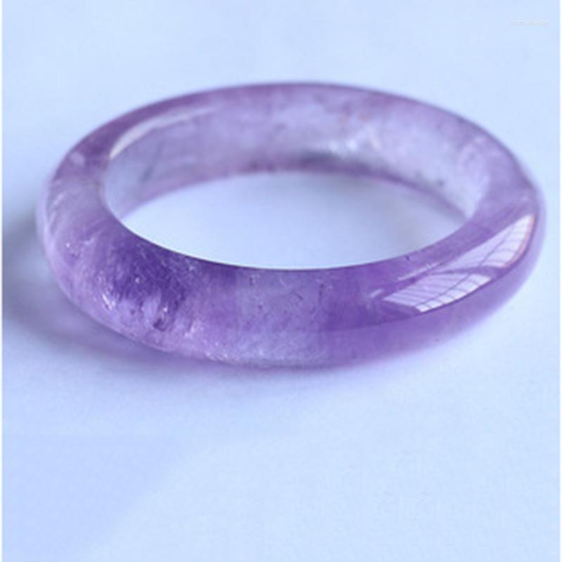 

Bangle Wholesale High Quality Fine Purple Natural Crystal Bangles Lucky For Women Girl Gift Bracelet Jewelry JoursNeige Raym22