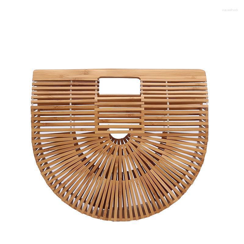 

Evening Bags Elegant Weave Bamboo Summer Female Fashion Women's Designer Natural Basket Tote Large Saddle Purse Straw Beach Travel Bag, Black s