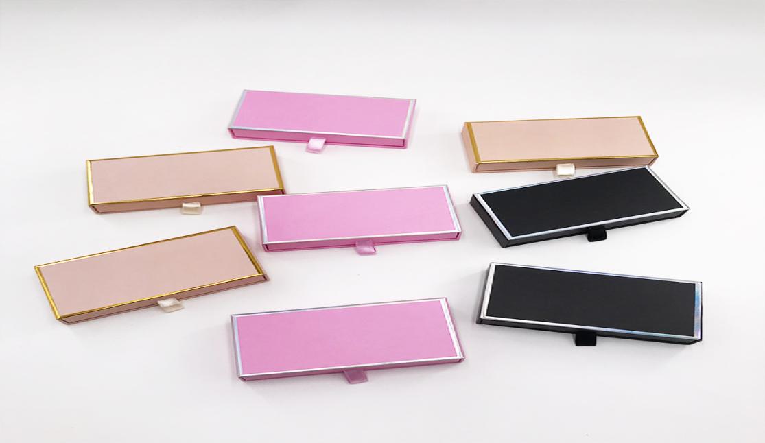 

Gold Pull Lashes Box 3D 25MM Mink Lashes Whole Custom LOGO Popular Drawer Eyelashes Packing Box Full Strip Lashes Vendor1767063