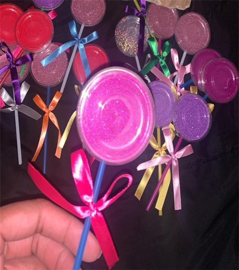 

Lollipop Shape Lashes Package Box 3D Mink Eyelashes Boxes Fake False lash Packaging Case Empty Shimmer Eyelash Boxes8643797