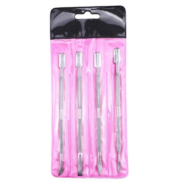 

1 Set PusherTool CuticleRemover StirringRods SkinCut Manicure NailArt Care Pusher Spoon Trimmer File Manicure Supplies3030275