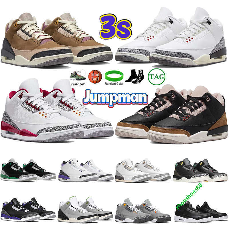 

Jumpman Designer 3s Basketball Shoes Men Women Fashion Trainers Mens Sports Shoe White Cement Reimagined Dark Iris Desert Elephant Cool Grey Womens Sneakers, No.22 unc 2020