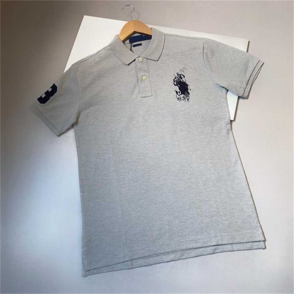 

Polos T shirts Fashion Ralphs Designer Mens Shirts Men Short Sleeve Cotton Shirt Original Single Lapel Jacket Sportswear Jogging Laurens Suit D4BX