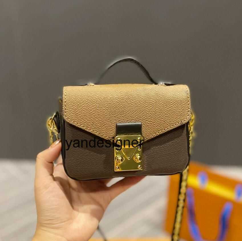 

Evening Bags Mi Metis Chain Shoulder Bag small purse Designer Mini bag clasp ssBody Flap embossed Leather Pochette Purse wallet, #6 embressed