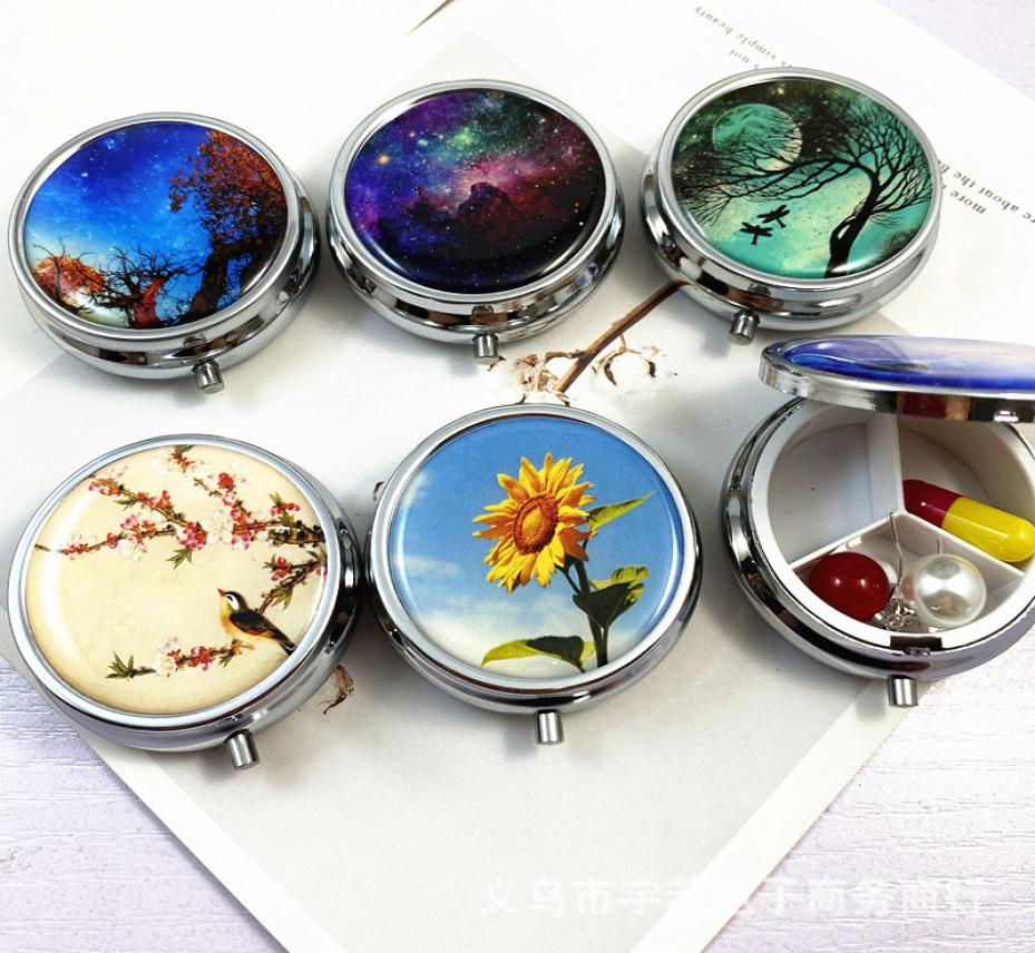 

1 Day metal Weekly Tablet Holder Storage Organizer Container Case Box Splitters with many design8661211