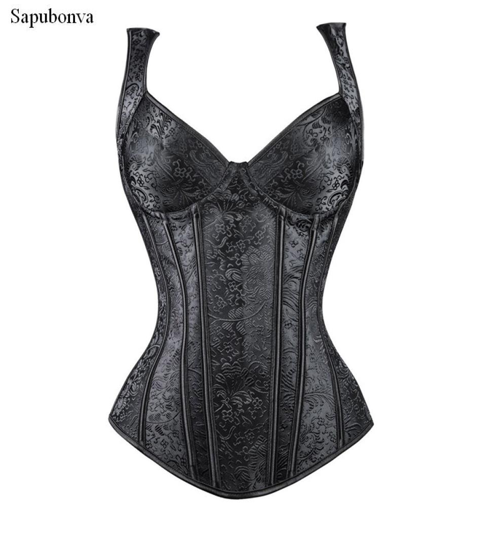 

Sapubonva gilet sculptor buster corset underwear gothique style medieval clothing tops women039s wear Collectible tight3082035, Khaki