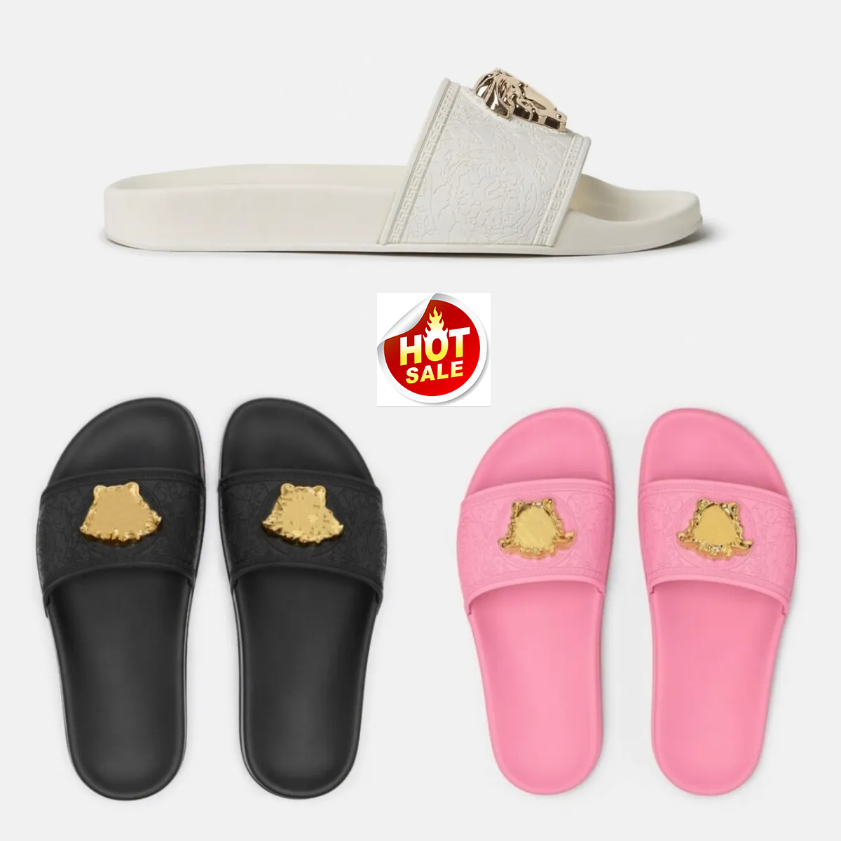 

2023 Luxury Designer Slide Slippers Summer Open Toe Slipper sandals Men, Color# 12