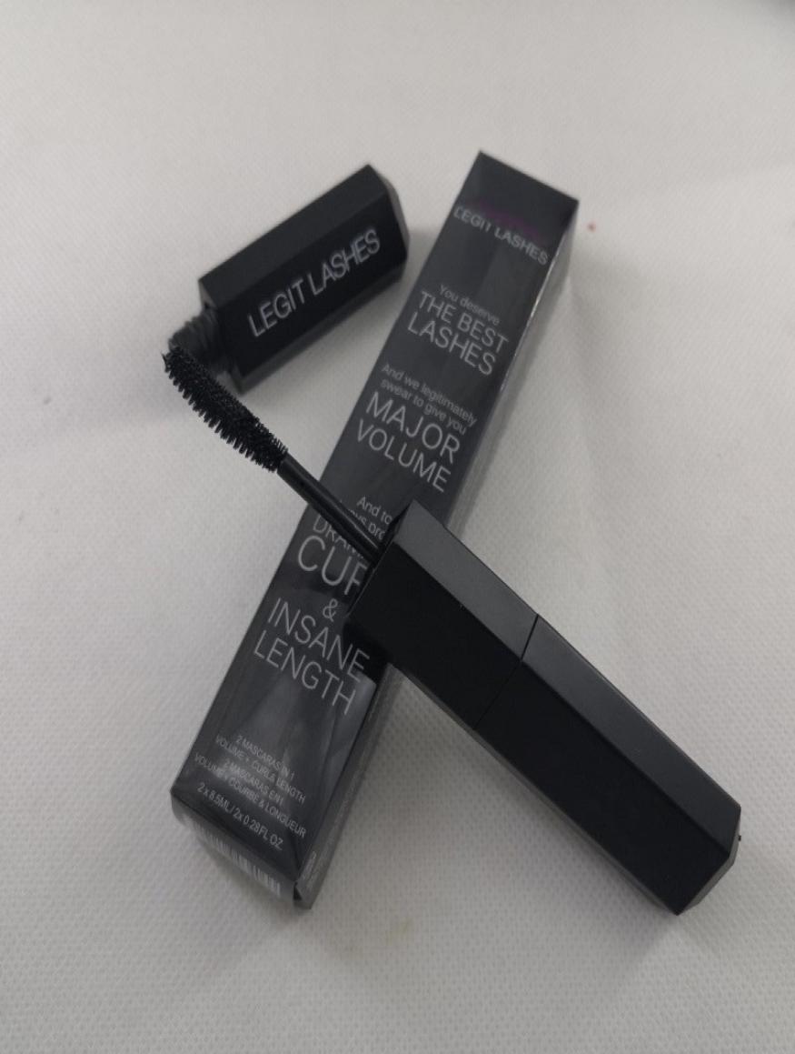 

Famous New Double Head Makeup Brand Eyes Mascara the lashes Waterproof Mascara Black2260145, Black