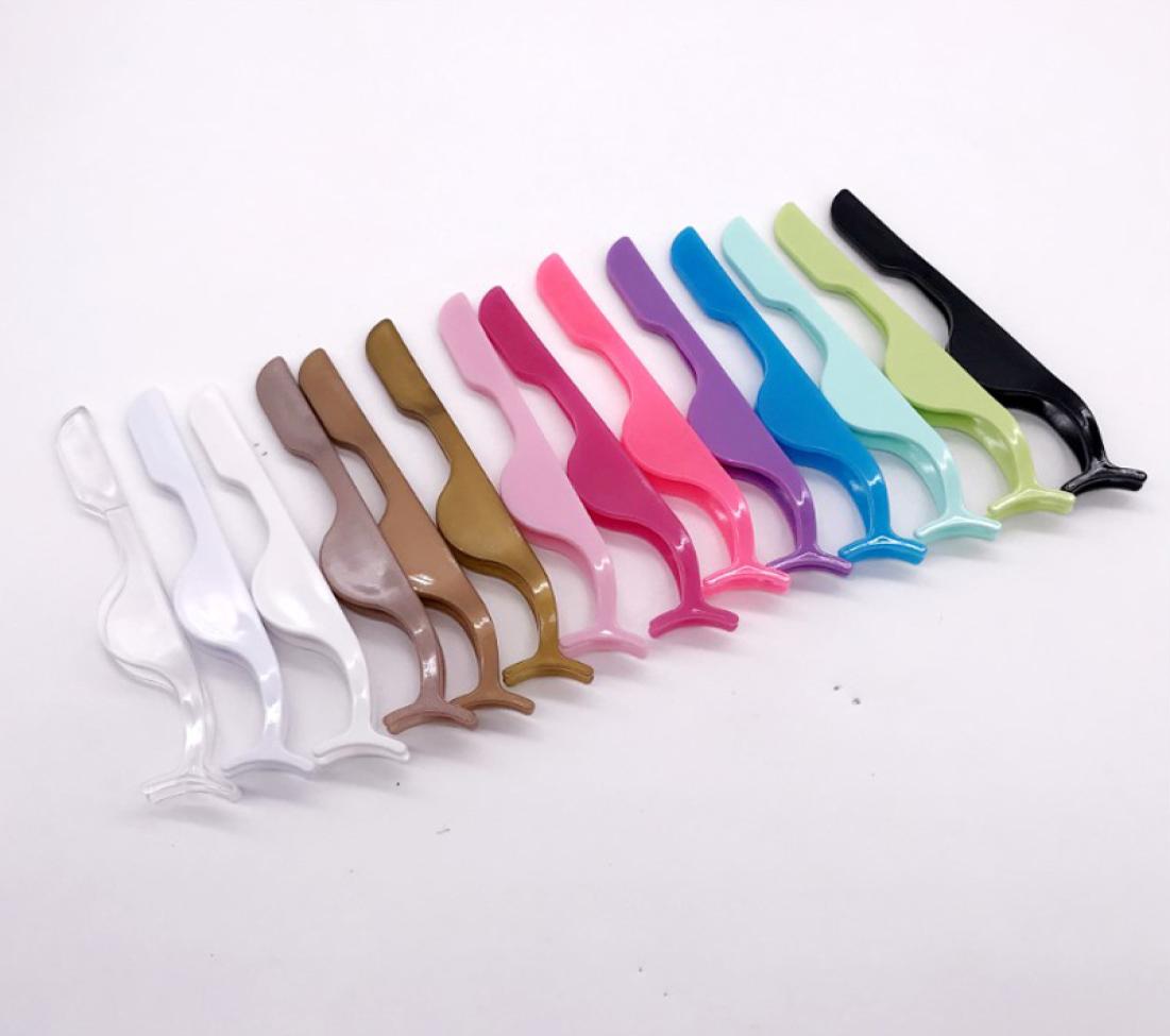 

Plastic Eyelashes Tweezers In Bulk False Eyelash Applicator Lash Cleaning Tool Lashes Extension Auxiliary Clamp Tools Whole1303711