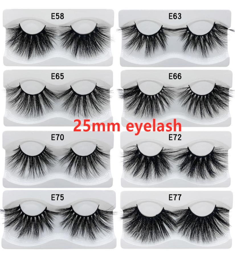 

100 25mm lashes 3D Mink Eyelashes False Eyelashes Crisscross Natural Fake lashes Makeup 3D Mink Lashes Extension Eyelash 15style5805576